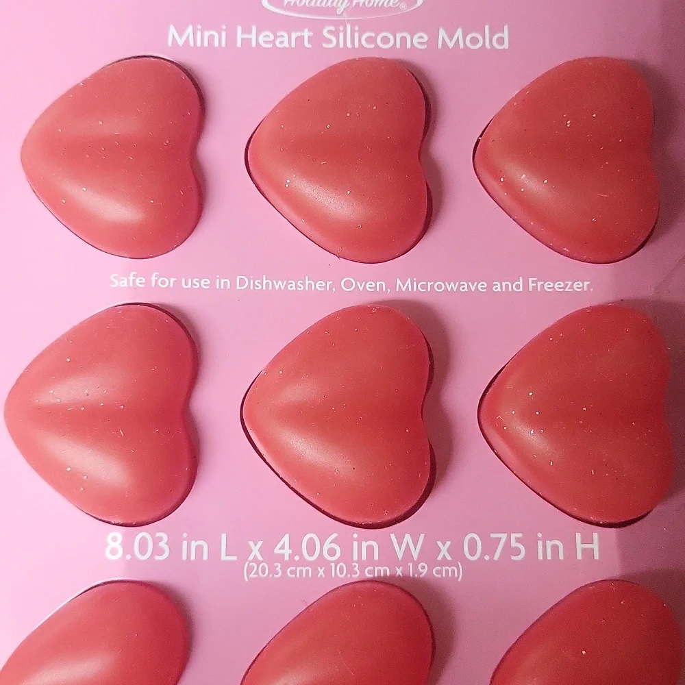 Mini Heart Silicone Molds Bundle of 8